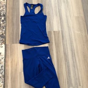 Blue adidas set